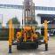 crawler base water well drilling rig machine driven by diesel engine with 300m drilling depth pneumatic DTH