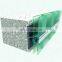 ice pattern ultra clear U channel glass for curtain wall  partition decoration