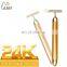 2021 Hot sale skin iron 24k gold vibration beauty  beauty bar