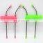 Green color double beer snorkel , beer bongs