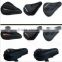 Black soft gel relief bike saddle seat cushion pad cover (straight and triangle groove)