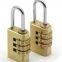 Top safety china factory direct sale cheap high quality 20-40mm combination brass padlock with 3 digital 4 digital