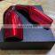 For Tesla Model 3 matte Carbon fiber Red patch decoration Steering wheel steering lever  Model Y wiper controller Matte Black