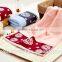 Wholesale 100% cotton yarn dyed jacquard elegant face towels