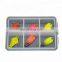 Copper Metal Fishing Lure Spoon Bait Vibration Artificial Hard Baits Spinner 6pcs/box