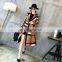 custom brandHot  Selling In Stock Amazon  Style Hot Sale High Quality New Color Matching Autumn Fashion Long  Elegant Women Coat