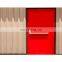 Emergency exit fire rated door with panic bar steel fireproof door