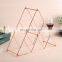 Wine Rack Decor Stackable Steel Kitchen Shelf Stand Storage Rose Gold Display Nodern Countertop Bottle Holders Metal Wine Racks