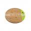 Newest Kitchen Bamboo Round Chopping Cutting Board with Nonslip Silicone
