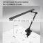 Touch Control Long Swing Arm Led Clip Table Lamp Flexible USB Rechargeable Bedside Office Study Work Desk Clamp Lamp