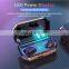 New Earbuds In The Ear Wireless Earplugs M12 earphones with mobile power supply waterproof wireless earphones