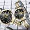 CHENXI 8212 Men Ladies Simple Date Day Watches With Stainless Steel Band Quartz Unisex Couple Wrist Watch