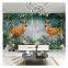 Green Color Forest Wall Mural 3D 5D 8D 16D Embossed Wall Decoration For Home Tv Background Drop Ship