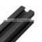 Aluminum T slot Extrusion With Size40*40 60*60 60*120 ,V slot Aluminum Profiles With Anodized Black Surface