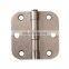 Stainless Steel 3.5 Inch Door Round Corner Spring American Style Double Security Furniture Hinges