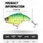 JOHNCOO 190mm 144g Floating Hard Bait Plastic Jointed Swimbait 2 Section Fishing Lure Sea Fishing Hard Wobbler Lure Bait