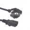 High quality and competitive price 3 pin pc cable eu power cord , PVC power cords for computer