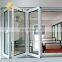 Australian standard interior aluminum bi-folding window  with double glass for apartment
