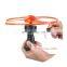 Kid Sports Pull Line Saucer Toys Children outdoor Fun Rotating Flying Toy LED Light Processing Flash Flying Toy For Parks Beach
