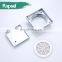 Stainless Steel Square Shower Floor Drain with Tile Insert Invisible Grate Cover Strainer Brushed Bathroom Drainer