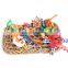 Popular Hanging Wholesale Pet Wood Foraging Accessories Manufacture Parrot Bird Toys