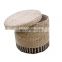 Rustic Style Natural Water Hyacinth Custom wicker laundry baskets Hamper With Lid Best Price Vietnam Supplier
