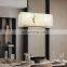 High Quality Copper Restaurant Chandelier Modern Simple Marble Decoration Hanging Pendant Light Lamp for Home