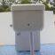 Pikes Acrylic PK8023 Wall-Mounted Pipeless Filter 10m3/h No Handle White-10m3/h Wall-mounted Filter for Pools