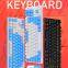 New custom design K400 mechanical gaming keyboard usb wired 87 keys multifunctional keyboard cool with lights