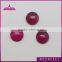 polished cabochon synthetic ruby gemstone