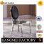 Modern black stainless steel oval back dining chair HM-S83                        
                                                Quality Choice