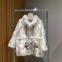 Standing collar fur coat for women, gentle and luxurious, with a high-end winter feel