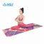 Custom Logo Microfiber Sports Gym Mat Non-Slip Sweat Absorbent Polyester Yoga Towel