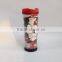 BPA FREE with changeable paper insert DIY double wall plastic mug