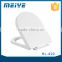 HL-410 MEIYE PP 425*340*48mm Round Soft-closing Toilet Seat Cover Ramp Down Toilet Lid