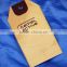 Cheaper high grade plastic hang tag for clothing