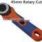 STABILE 45mm Diameter Rotary Blade Plastic Handle Fabric Rotary Cutter