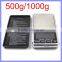 100g to 1000g Capacity 0.1g/0.01g Blue LCD Display DS16 Digital Scale