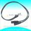 3.5mm stereo male to 2female audio cable