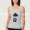 custom printed funny cotton hot girls sexy tank top wholesale