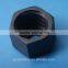 Custom made small black injection nylon cap injection plastic molding screw nut parts for various type machine