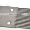 Conveyor plastic transition board for rib belt