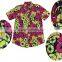 african batik fabric clothing mens t shirt in high quality