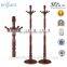 Y-98 Eucalyptus clothes hanging stand / wooden coat racks /commercial coat racks