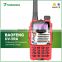 Two Way Radio Dual Band Baofeng UV-5RA 5W Red Transceiver Portable FM Walkie Talkie