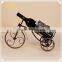 continental fashion home deco tricycle upscale vintage metal wine rack