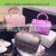 Europe Luxury ladies PU tote bags with metal shoulder strap
