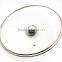 Top quality 30 cm thickness 4mm cookware glass lid for pots