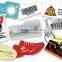 wholesale Customized 2 pieces Window Punched Plastic Hard PVC luggage tags