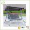 Adult patio swing chair 3 person outdoor garden steel swing                        
                                                Quality Choice
